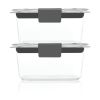 2 Pack 1.3 Cup Stain-Proof Food Storage Container, Set of 2